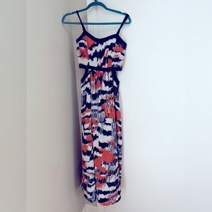 Soprano side cutout maxi dress. Super flattering!